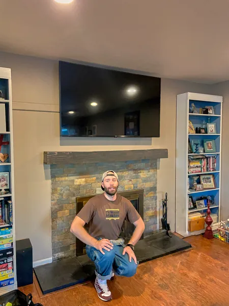 A completed TV Mount Master installation