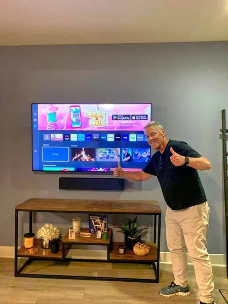 A completed TV Mount Master installation